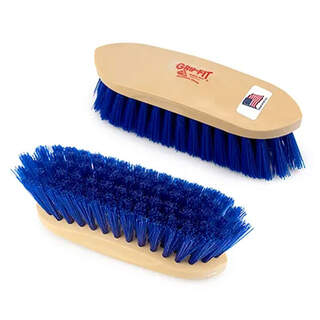 Grip-Fit Grooming Brushes Equine Horse Medium Soft Grooming Brush