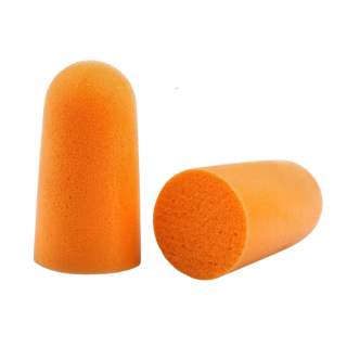 3M 1100 Uncorded Foam Earplugs - Box of 200 Disposable Pairs Noise Reduction Ear Plug