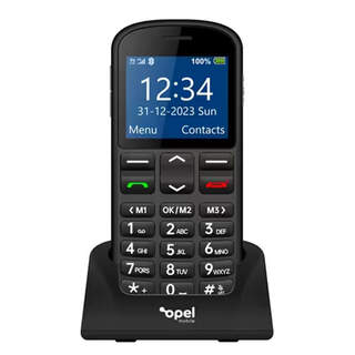 Opel Big Button M With Charging Cradle 4G Seniors Big Button 2.2" Screen Black Mobile Phone