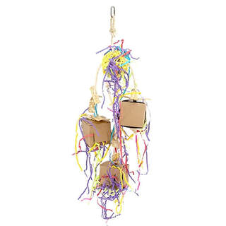 Bainbridge Bird Toy Destructive - Shredz Let's Dangle - Fun and Stimulating