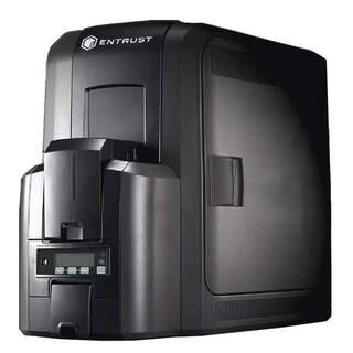Entrust Artista CR805 Retransfer ID Card Printer Simplex & Duplex – Single & Dual Sided, USB & Ethernet, 125-Card Hopper, 600 DP