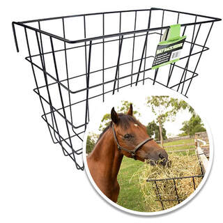 Bainbridge Slow Feed Horse Cattle Sheep Goat Hanging Fence Wire Hay Feeder