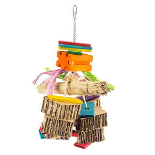 Bainbridge Bird Toy Destructive - Shredz Cardboard Hangs - Fun and Stimulating