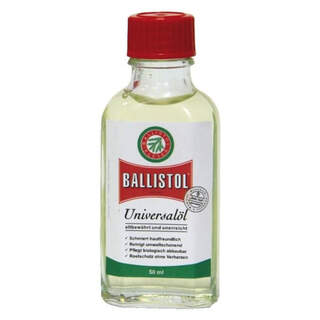 Ballistol Universal Oil Multi-Purpose Protection Oil 50ml for Knives, Guns, Captive Bolts, Door Locks, Metal, Leather & More
