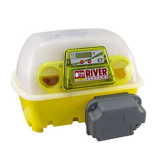 River Systems Egg Tech 12 / 24 / 49 Egg Antibacterial Automatic Chicken Poultry Incubator with Biomaster IPX4 Protection