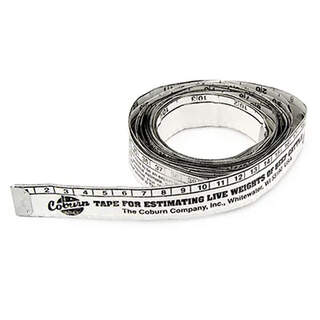 Bainbridge Beef Dairy Horse Pony Standard Roll Up Fabric Weight Tapes