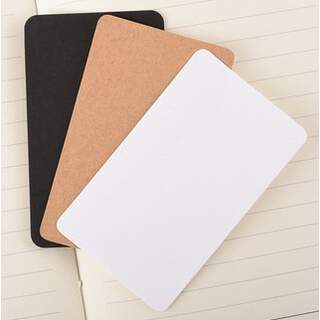 Blank Business Cards (100 Pack) - White / Black / Kraft Brown - Place Name / Flash / Stamp Card