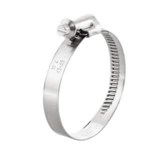 Norma TORRO Stainless Steel Worm Drive W3 Hose Clamp 130-150mm Range, 12mm Wide 130-150/12W3