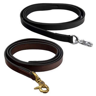 Bainbridge Premium Leather Lead for Beef Cattle Show Halter Harness