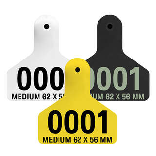 Z Tags Medium Male Z2 No-Tear Cattle Management Ear Tag
