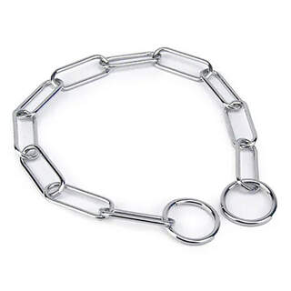 Bainbridge Chrome Choke Chains Long Haired Dogs