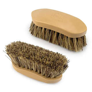 Grip-Fit Grooming Brushes Equine Horse Medium Stiff Natural Brush
