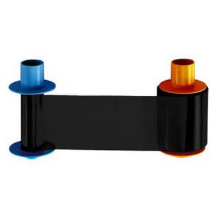 Fargo 45211 1250 Print KO Premium Black Monochrome Ribbon 045211 with Clear Overlay Panel for DTC4500 DTC4500e
