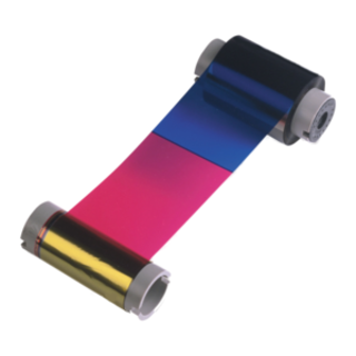 Fargo 86201 400 Print YMCKOK Dual Sided Full Colour Ribbon 086201 for DTC550