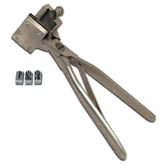 Bainbridge 3/4/5 Division Moulded Tattoo Plier 3/8" 10mm - Pliers for Pigs, Sheep, Goats, Cattle