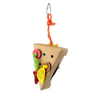 Bainbridge Bird Toy Destructive - Shredz Pizza Puller - Fun and Stimulating