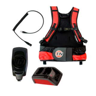 48V Lithium Battery Set + 1 Waistcoat + 1 Charger for Electrocoup F3015, Powercoup PW2, and Powercoup PW3