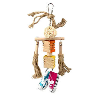 Bainbridge Bird Toy Destructive - Sneaker Man - Fun and Stimulating