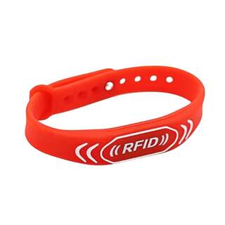 T5577 125kHz RFID Waterproof Adjustable Silicone Wristband Rewritable Chip for Access Control, Gyms, Pools & Spas