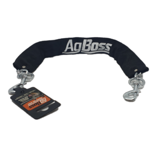 AgBoss Dog Chain Strong Safety Snap Hooks Car Ute 4mm x 500mm Restraint Leash