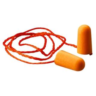 3M 1110 Corded Foam Earplugs - Box of 100 Disposable Pairs Noise Reduction Ear Plug