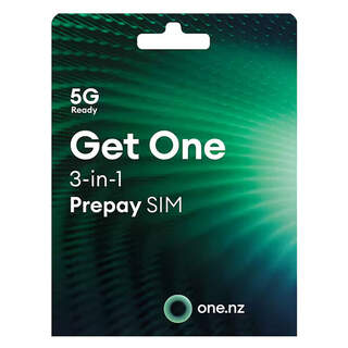 One New Zealand Vodafone Prepaid 4G / 5G Sim Card Starter Kit Pack
