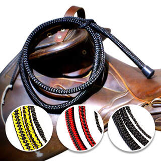 Karaka Snake Whip Complete - Synthetic Cracker Stockyard Paddock Horseback - 4 5 6 7 8 9 Foot