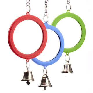 Bainbridge Bird Toys Round Mirror 18 x 10cm