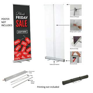 Pull Up Banner Stand Single Sided Aluminium Pop-up Roller