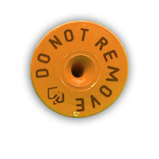 Allflex NLIS Male Button Cattle Tag - Button Only with Printed Words: DO NOT REMOVE (Post Breeder)