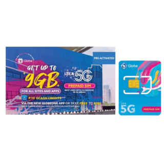 Globe Philippines Prepaid LTE & 5G Sim Card - Triple Cut SIM