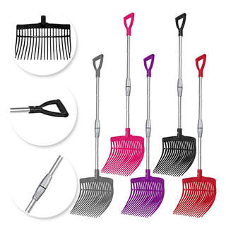 Bainbridge Telescopic Handle Supreme Stable Fork With Heavy Duty Plastic Pitchfork Head