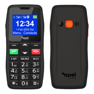 Opel Mobile Lite 5 4G VoLTE Dual Sim Seniors Big Button Black Mobile Phone