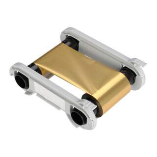 Evolis RCT216NAA 1000 Print Gold Monochrome Ribbon for Primacy 2 ID Card Printer
