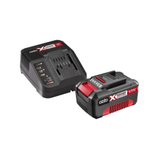 Ozito 18V 4Ah Lithium-Ion Battery Pack and Compact Fast Charger PXBC-400C