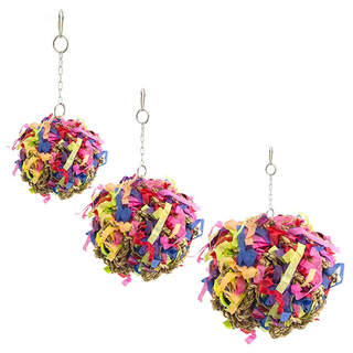 Bainbridge Bird Toy Destructive - Shredz Ball - Fun and Stimulating
