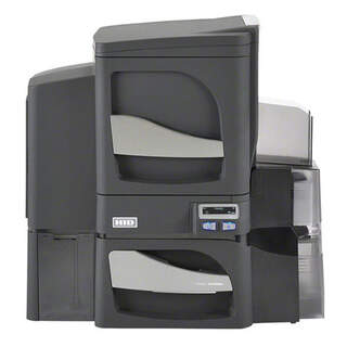 HID Fargo DTC4500e Dual Sided ID Card Printer with Dual Sided Lamination & Magnetic Stripe Encoder (055510) Package