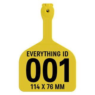 Z Tags Feedlot One Piece Self Piercing Cattle Management Ear Tag