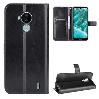 Premium Wallet Style Flip Leather Case for Telstra Nokia C30 with Card Holder