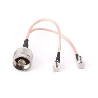 N Male to Lead Dual TS9 Modem Patch RG316 Cable MF910Y MF985T MF986C Nighthawk M1 M2 M5 - 15cm