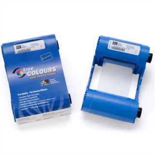 Zebra 800015-209 875 Print White Monochrome Ribbon for P110i P120i Card Printers