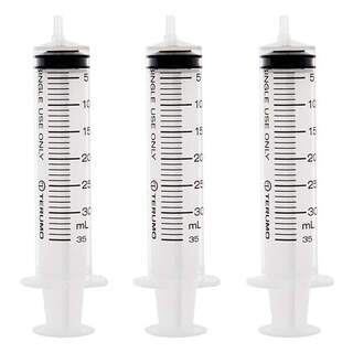 Bainbridge Luer Slip Tip Sterile Disposable Syringe - 30ml / 30cc (Individual or Box of 50)