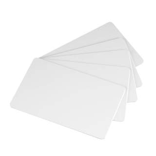 Premium PVC Blank White Plastic CR80 30mil 0.76mm Graphic Quality Card for EDIsecure Printers DIC10095