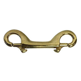 Bainbridge Double Ended Snaphook Brass - 15mm