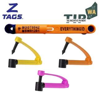 (WA ONLY) Z Tags TagFaster Multi-Shot Electronic HDX eID Orange/Yellow/Pink NLIS Sheep Goat Multi Tag by Datamars (WA REBATE)