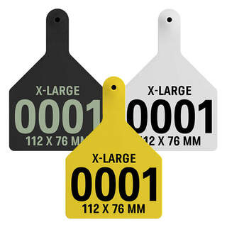 Z Tags Maxi Extra Large (XL) Male Z2 No-Tear Cattle Management Ear Tag