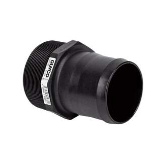 Norma 1 1/4" x 1 1/4" (32mm) Threaded Male Hose Tail Male BSP Thread x Hose Tail Guyco Poly Pipe Farm Irrigation Fitting GMHT32