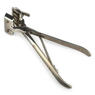 Bainbridge 3/4 Division Metal Tattoo Plier 5/8" 16mm - Pliers for Pigs, Sheep, Goats, Cattle