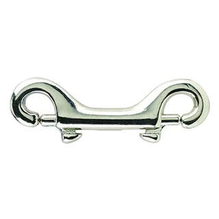 Bainbridge Double Ended Snaphook Nickel Plated - 15mm