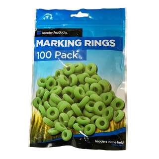 Leader Standard Marking Applicator Rings - 100 Pack